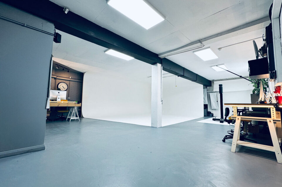 Affordable studio hire in brighton sussex video content photographer capture factory studio hire